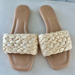 A new day rafia sandals